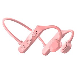 Auriculares Bluetooth de conducción ósea Auriculares Bluetooth abiertos con cancelación de ruido, micrófono de conducción de aire, auriculares...     