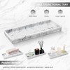 Resin White Marble Bathroom Accessories Set 5 Pcs, Lotion Soap