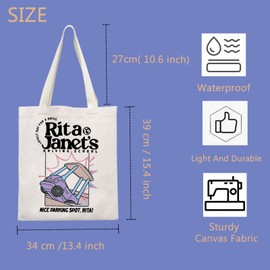 FUNYSO Lovely Day For A Drive Gift Cartoon Movie Gift Driving School Cartoon Show Fans Gift Tote Bag (Lovely Day UK)