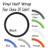 Forever Sharp Replacement Vinyl Steering Wheel Half Wrap - Any