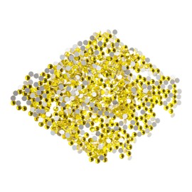 TEHAUX 2880pcs Rhinestones Glass Flat Back Nail Gems Diamond Shape for DIY Crafts