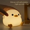 IFTHFOUR DoDo Duck Night Light, LED Cute Silicone Dimmable Nursery