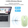 OKIMO Wireless Mouse for Laptop, Green, Unisex, 2.4GHz Optical, USB
