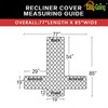Easy-Going Recliner Sofa Slipcover Reversible Sofa Cover Furniture Protector Couch