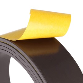 Klebeshop24 MAGNETBAND SELBSTKLEBEND | Abmessungen wählbar / 12,5 x 1,5 mm, 1 m auf Rolle