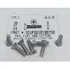 AMERICANINTEGRATEDSUPPLY.COM #10-24x3/4 Undercut Flat Ph Thread Cutting Screws Type F Stainless Steel (25)