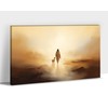 Jesus and Lamb Canvas Wall Art, Jesus Running After Lost