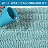 Non Slip Thick Shaggy Chenille Bathroom Rugs, Bath Mats for