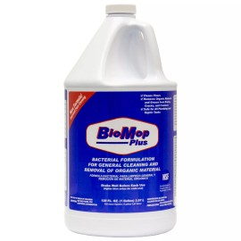 American Bio-Systems BioMop Plus Concentrated Commercial Floor Cleaner Removes Grease & Organic Waste