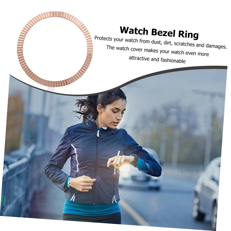 OSALADI Scratch Metal Bezel for Watch Protective Cover Easy to