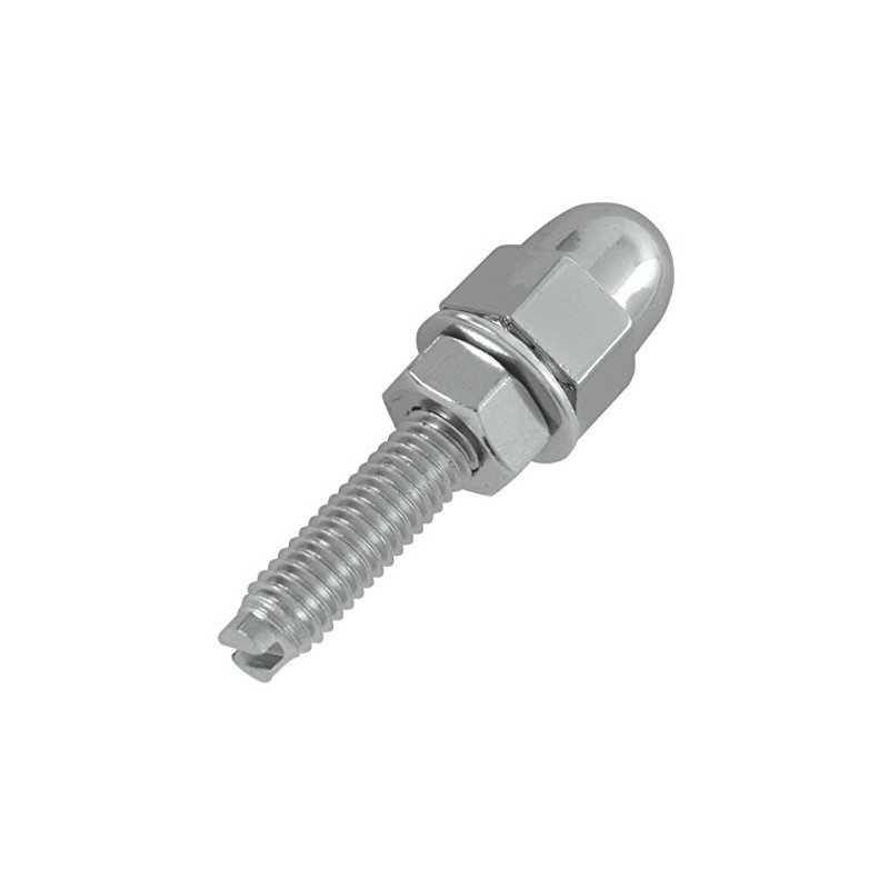 GG Grand General 50511 Chrome Acorn Nut Set- Bulk Pack