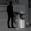 iTouchless 13 Gallon Sensor Kitchen Trash Can with Lid and