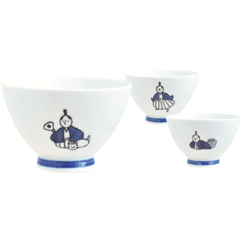 Ippinsha 85407 KYU-JITSU Rice Bowl, Diameter 4.1 x 2.4 inches