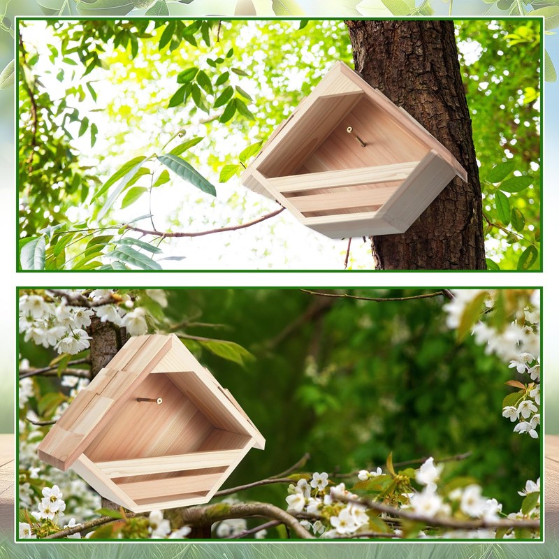 DoubleFill 1 Pcs Cedar Dove Nesting Box Dove House Nest