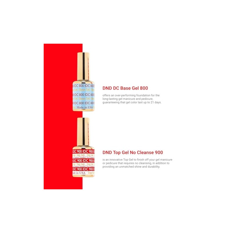 DND BASE & TOP GEL (DND DC 800/900 BASE AND
