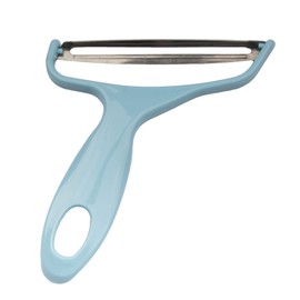 Y Shape Jumbo Wide Angled Straight Blade Peeler - Blue - 1 Peeler