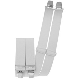 Harrys-Collection Men's Braces 4 Extra Strong Clips Single Colour -