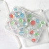 Kingrol 18 Pack Mini Clear Plastic Storage Containers with Lids,