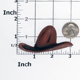 Cowboy Hat Silicone Mold Make Your Own Western Chocolate, Fondant, Candy, Mints, Resin, Clay. Mold creates hat the perfect size for candy, cupcake toppers, jewelry and more.