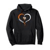 Marcellus Wildcats Logo Half Heart Slogan HS Pullover Hoodie