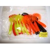 50 PIECE DROP SHOT KIT, 20 X GRUBS, 10 X