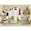 Heritage Puzzle - Donna Elias - Lighthouses Of New Jersey