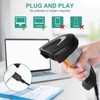 Barcode Scanner, Handheld QR Code Scanner USB Wired Connection 1D