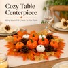 Juego de 51 piezas de decoración de otoño, calabazas artificiales,