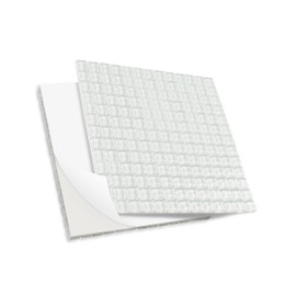 NicesungDECO 169 Particles Self-Adhesive Mosaic Tile 178g. Hobbies Children Handmade Crystal Glass Tiles Craft for Bathroom Kitchen Home Decoration DIY Art Projects,0.4X0.4 Inch (White)