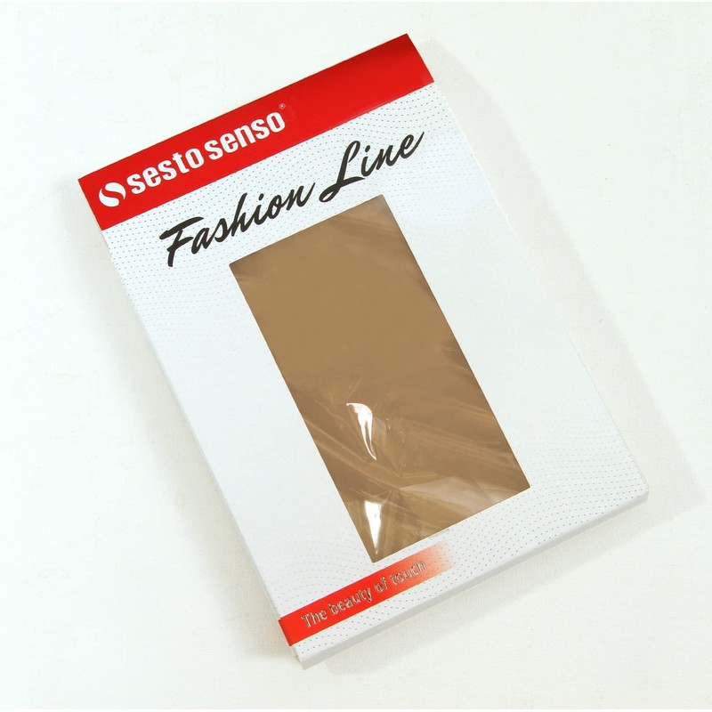 sesto senso Women's Opaque Tights 50 Denier Microfibre 3D, Skin