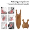 2pcs Nose Maasage Tool Reduce Stress Smoothing Surfaces Sandalwood Nose