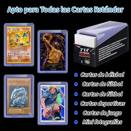 200pcs Fundas para tarjetas，Protectores de Tarjetas,Toploader，Card Sleeves Photocards，Funda para Cartas MTG，TCG，Tarjetas celebridades 3 x 4 pulgada (1