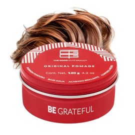 Cera para Cabello Hombre | Original Pomade Fijación Media | Aspecto Brillante y Saludable | Pomada para Cabello Hombre Sin Químicos Agresivos | Productos para el Cabello | THE GOOD GUYS BRAND (120gr)