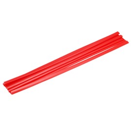 sourcing map 10 Pcs Red Plastic Welding Rods 9.5mm x 330mm HDPE Flat Ribbon Plastic Welding Strip for Repairing Water Tanks Forklift Pallets Trash Cans Transfer Troughs(0.4inch x 13inch)