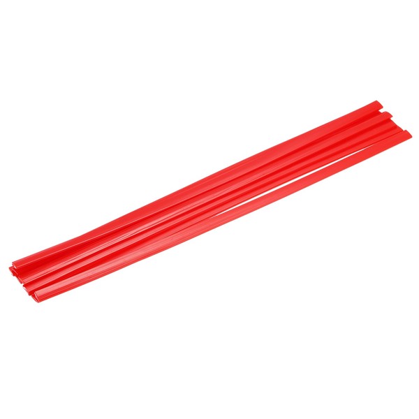 sourcing map 10 Pcs Red Plastic Welding Rods 9.5mm x