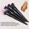 Set de Brochas de Maquillaje Profesional de Sintéticos - Kit