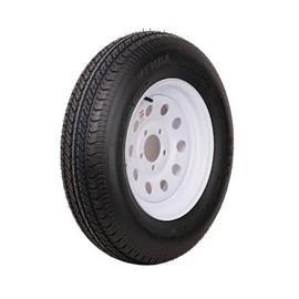 ST205/75D15 | Trailer Tire | White Mod | Load Range D | 5 on 4.5" Bolt Pattern