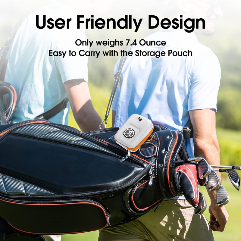 Golf Range Finder with Magnetic Strip - 800 Yards Golf