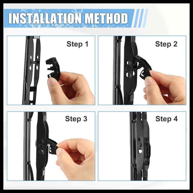 Hihaha Universal Front Wiper Blade Arm Adapter Clip Type-A -