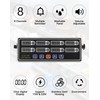 QWORK Digital Kitchen Timer - 8-Channel Multi-Timer with Waterproof Panel,