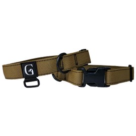 GOOSEMAN’S Gear - Dog Collar Medium and Large Breed - Made in Canada - Military Grade Buckle (Collier Pour Chien) (Coyote Brown, X-Large)