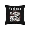 For man with grillz teeth with Grills teeth Throw Pillow