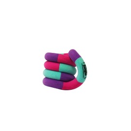 Tangle Jr. Fuzzies - Fuzzy Fidget Toy - Fuzzy Tangle Toy - Quiet Twist Fidget - Tangle Fidget Toy - Fidget Toy for Shool (Pink/Blue)