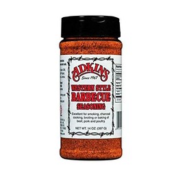 Adkins Western Style Barbecue BBQ Seasoning 14 OZ All Natural