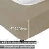 Box Spring Cover Queen Size - Jersey Knit & Stretchy