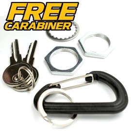 HD Switch Starter Ignition Switch fits John Deere Gator 4x2 4x4 6x4 SR95 HPX TH CS CX TS TX XUV620i XUV625i XUV825i XUV850D XUV 620i 625i 825i 850D Military Turf E-Gator w/2 Keys & Free Carabiner