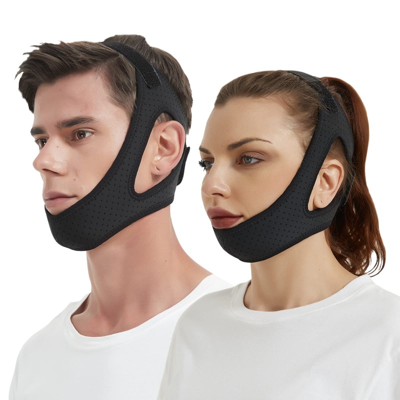 Chin Strap for CPAP User - Adjustable Snore Stopping Device
