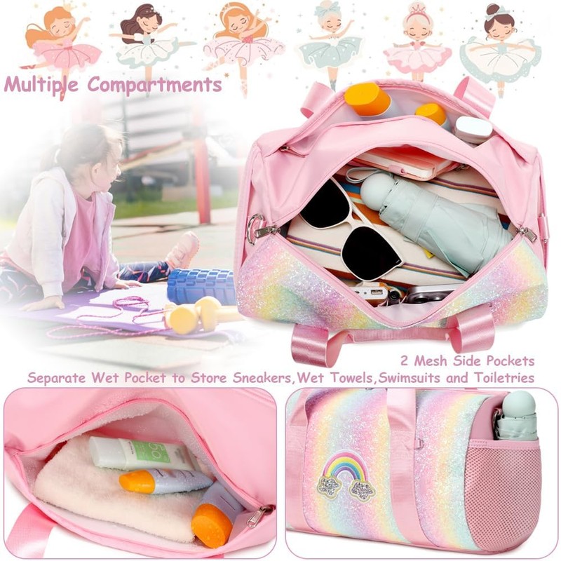 Meisohua Bolsa de Danza para Niñas Bolsa de Ballet Bolsa