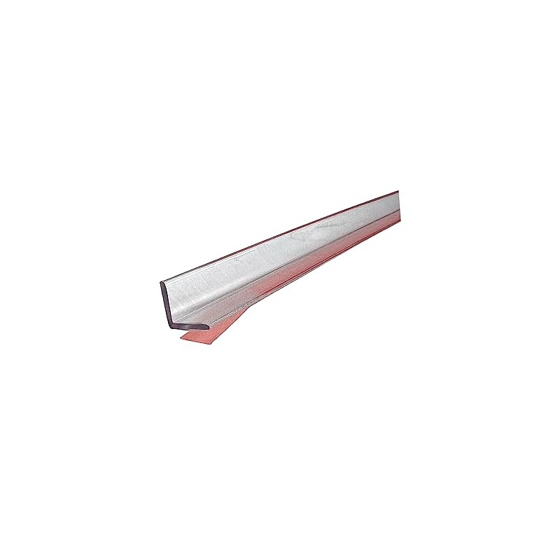 Gordon Glass® Crystal Clear Shower Door L-Shape Polycarbonate w/Pre-Applied Tape