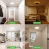 zemty 9 Inch LED Ceiling Light with Night Light 1800K,